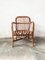 Mid-Century Rattan and Bamboo Baby Chair, 1950s, Image 4