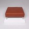 Brown Leather Ottoman from Koinor 3