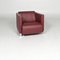 Red Leather Armchair from Rolf Benz 1