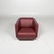 Red Leather Armchair from Rolf Benz, Image 7