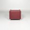 Red Leather Armchair from Rolf Benz, Image 9