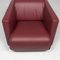 Red Leather Armchair from Rolf Benz, Image 4