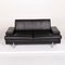 644 Black Leather 2-Seat Sofa from Rolf Benz 6