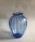 Hellblaue Vase aus geblasenem Glas von MVM Cappellin & C., 1920er 2