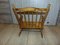Mid-Century Wooden Toy Rocking Chair 4