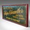 Vintage English Hand Painted Pinewood Chandlers Sign, 1930s 3