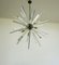 Lámpara de araña Sputnik de cristal, 1984, Imagen 12