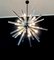 Lámpara de araña Sputnik de cristal, 1984, Imagen 9