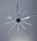 Lámpara de araña Sputnik de cristal, 1984, Imagen 8