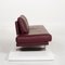 6601 Aubergine Purple Leather 2-Seat Sofa by Kein Designer for Rolf Benz 8