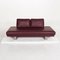 6601 Aubergine Purple Leather 2-Seat Sofa by Kein Designer for Rolf Benz, Immagine 7