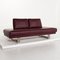 6601 Aubergine Purple Leather 2-Seat Sofa by Kein Designer for Rolf Benz, Image 6