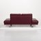 6601 Aubergine Purple Leather 2-Seat Sofa by Kein Designer for Rolf Benz 9