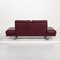 6601 Aubergine Violet Leather 2-Seat Sofa by Kein Designer for Rolf Benz 9