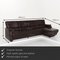 Dark Brown Leather Corner Sofa from Himolla 2