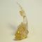 Scultura a forma di pesce Art Déco in vetro di Murano e oro di Seguso, Immagine 2