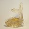 Art Deco Fisch Skulptur aus Murano Glas & Gold von Seguso 1