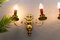Apliques holandeses vintage de latón con dos luces, años 30. Juego de 2, Imagen 6