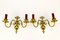 Vintage Dutch 2-Light Brass Sconces, 1930s, Set of 2 19