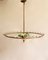 Mid-Century Italian Crystal Ceiling Lamp, 1950s 5