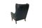 Rosewood and Leather Lounge Chair, Denmark, 1960s, Image 4