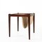 Mid-Century Rosewood Side Table with Magazine Holder in Linen, Imagen 10