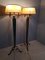 Floor Lamps by Genet Philippe & Michon Lucien, 1940s, Set of 2 4