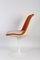 Orange Fabric & Fiberglass Tulip Dining Chairs by Eero Saarinen for Knoll Inc. / Knoll International, 1959, Set of 6, Imagen 5