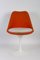 Orange Fabric & Fiberglass Tulip Dining Chairs by Eero Saarinen for Knoll Inc. / Knoll International, 1959, Set of 6, Immagine 2