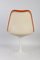 Chaises de Salon Tulip en Tissu Orange et Fibre de Verre par Eero Saarinen pour Knoll Inc. / Knoll International, 1959, Set de 6 6