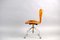 Vintage cognac Leather Office Chair by Arne Jacobsen for Fritz Hansen 5