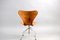 Vintage cognac Leather Office Chair by Arne Jacobsen for Fritz Hansen, Imagen 7