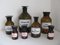 Vintage German Pharmacy Bottles from Schott, 1970s, Set of 7 1