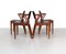 Chaises de Salon Vintage en Teck par Kai Kristiansen pour Bovenkamp, 1960s, Set de 4 4