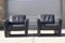 Vintage Swiss Leather Lounge Chairs from de Sede, 1970s, Set of 2, Image 2