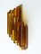 Mid-Century Amber Glass Sconces by Svend Aage Holm Sørensen for Hassel & Teudt, Set of 2 9