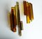 Mid-Century Amber Glass Sconces by Svend Aage Holm Sørensen for Hassel & Teudt, Set of 2 11