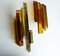 Mid-Century Amber Glass Sconces by Svend Aage Holm Sørensen for Hassel & Teudt, Set of 2, Image 11