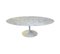 Oval & Glass Dining Table by Eero Saarinen for Knoll International, 1970s 1