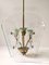 Lámpara colgante de Fontana Arte, años 40, Imagen 1