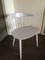 Mid-Century Danish Modern White Dining Chair by Ejvind Johansson for FDB, 1950s, Image 3