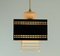 Glass and Back Perforated Metal Ceiling Lamp, 1960s, Image 5