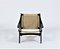 Danish Modern Black Lacquered Beech Lounge Chair by Illum Wikkelsø for Niels Eilersen, 1950s 5