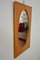 Vintage Italian Oval Wicker Mirror, 1970s 2