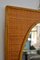 Vintage Italian Oval Wicker Mirror, 1970s, Image 4