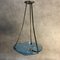 Lámpara de araña Art Déco en azul de Degué, años 30, Imagen 14
