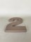 French Painted Metal Nr. 2 Sign, 1960s, Image 3