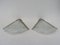 Vintage Art Deco Etched Glass & Nickel-Plated Wall Lights from Frontisi, Set of 2, Image 9