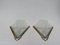 Vintage Art Deco Etched Glass & Nickel-Plated Wall Lights from Frontisi, Set of 2 2