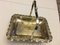 Antique Silver Plated Brass Basket 4